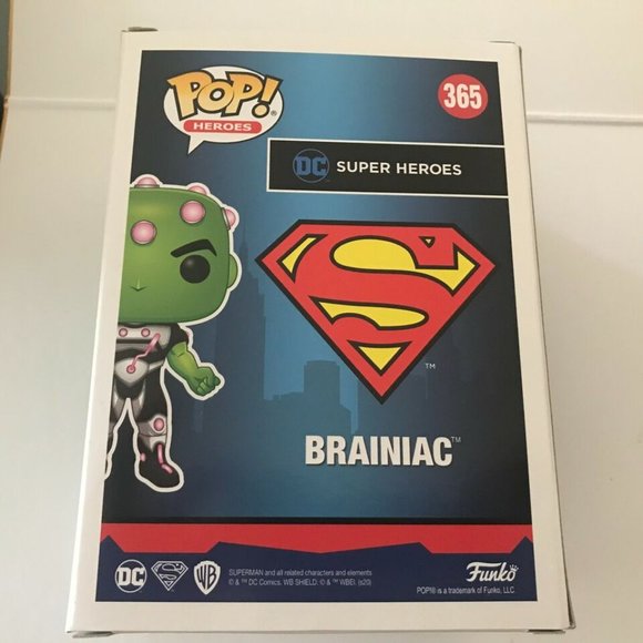NEW Exclusive DC Comics Brainiac Funko Pop Figure #365 - Picture 5 of 8